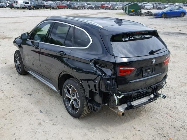 WBXHT3Z35J4A66245 - 2018 BMW X1 XDRIVE2 BLACK photo 3