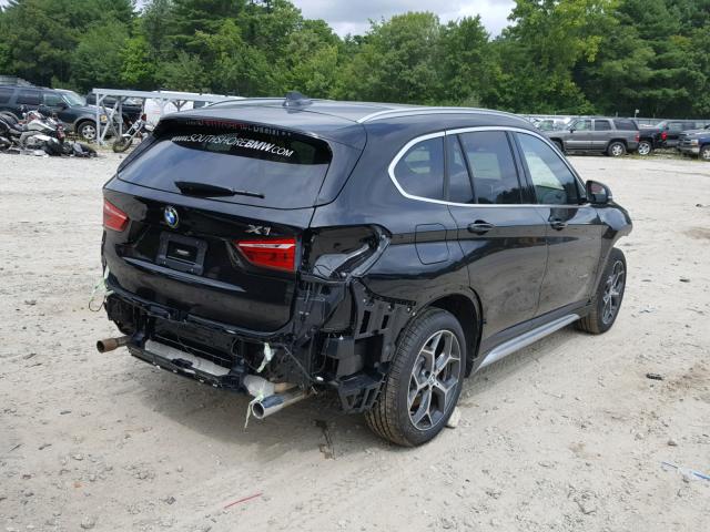 WBXHT3Z35J4A66245 - 2018 BMW X1 XDRIVE2 BLACK photo 4