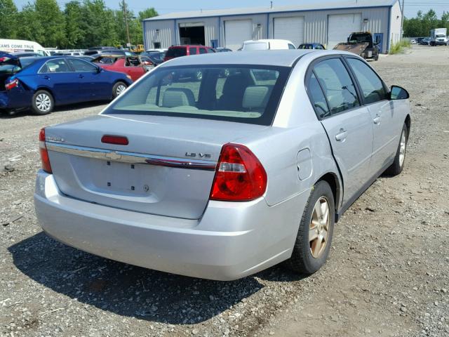 1G1ZT54814F240911 - 2004 CHEVROLET MALIBU LS ვერცხლისფერი ფოტო 4