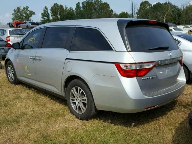 5FNRL5H61BB069465 - 2011 HONDA ODYSSEY SILVER photo 3