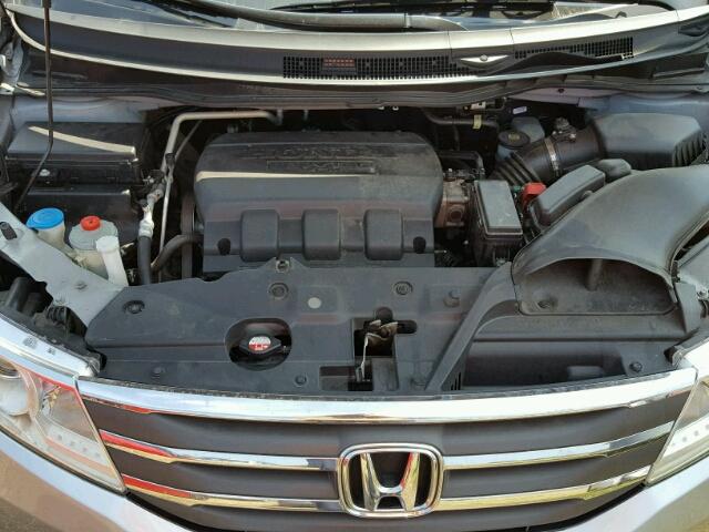 5FNRL5H61BB069465 - 2011 HONDA ODYSSEY SILVER photo 7