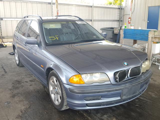 WBAAW33481ET41554 - 2001 BMW 3 SERIES BLUE photo 1