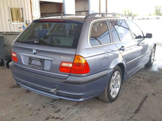WBAAW33481ET41554 - 2001 BMW 3 SERIES BLUE photo 4