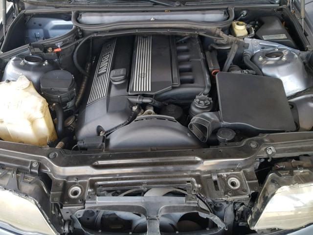 WBAAW33481ET41554 - 2001 BMW 3 SERIES BLUE photo 7