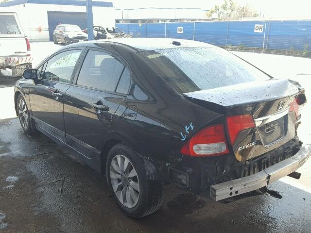 2HGFA1F99BH507062 - 2011 HONDA CIVIC EXL 黑色 照片 3