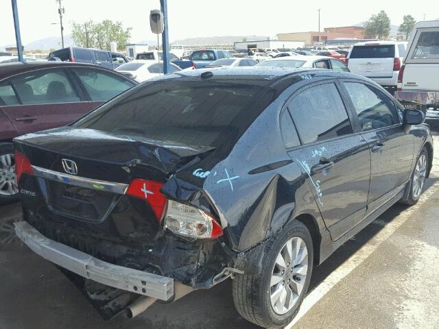 2HGFA1F99BH507062 - 2011 HONDA CIVIC EXL 黑色 照片 4