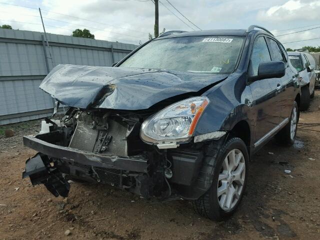 JN8AS5MV5DW139131 - 2013 NISSAN ROGUE S BLUE photo 2