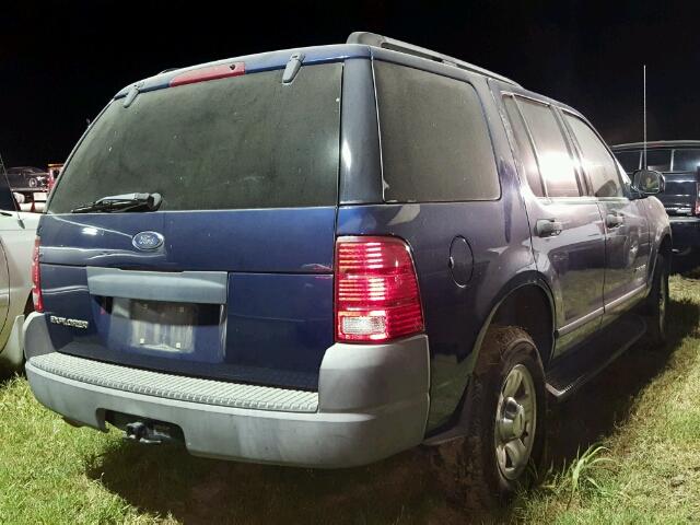 1FMZU62K54ZB21620 - 2004 FORD EXPLORER X BLUE photo 4