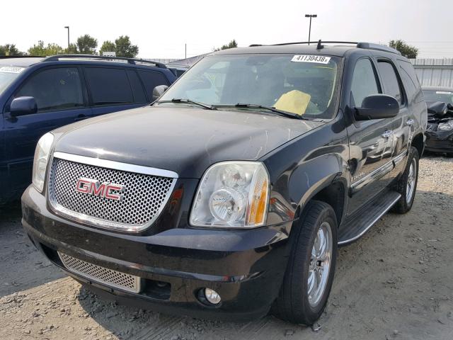 1GKFK63887J210430 - 2007 GMC YUKON DENA BLACK photo 2