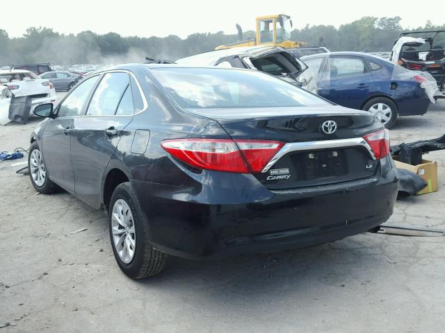 4T1BF1FK9FU033615 - 2015 TOYOTA CAMRY BLACK photo 3