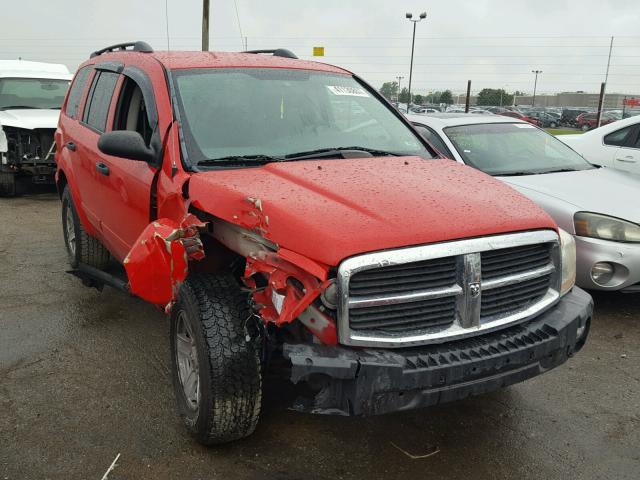 1D4HB48N45F611645 - 2005 DODGE DURANGO RED photo 1