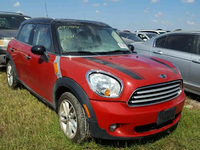 WMWZB3C59EWR40177 - 2014 MINI COOPER COU RED photo 1