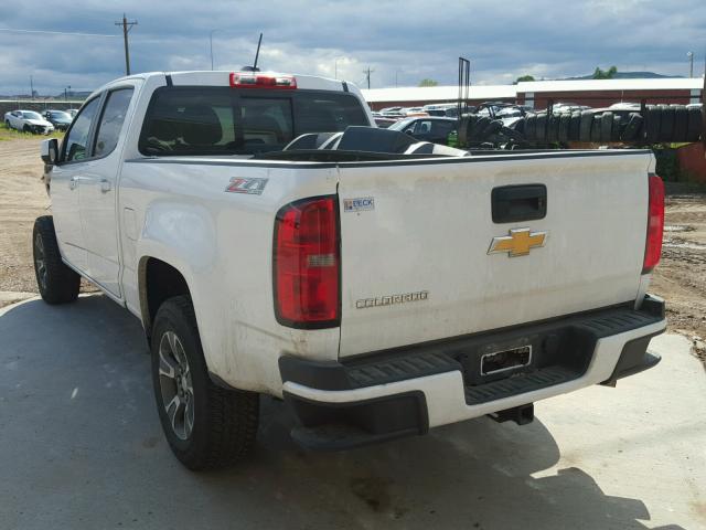 1GCPTDE1XH1305431 - 2017 CHEVROLET COLORADO Z WHITE photo 3