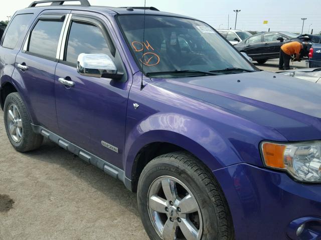 1FMCU03158KA78209 - 2008 FORD ESCAPE PURPLE photo 1