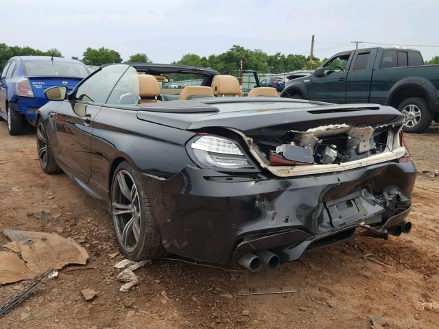 WBSLZ9C53CC985582 - 2012 BMW M6 BLACK photo 3