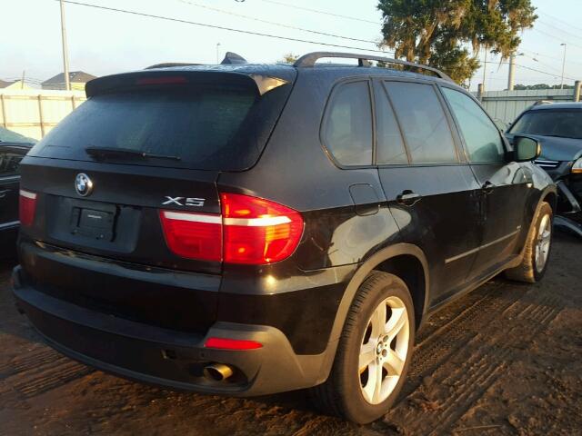 5UXFE43517LY83608 - 2007 BMW X5 3.0I BLACK photo 4