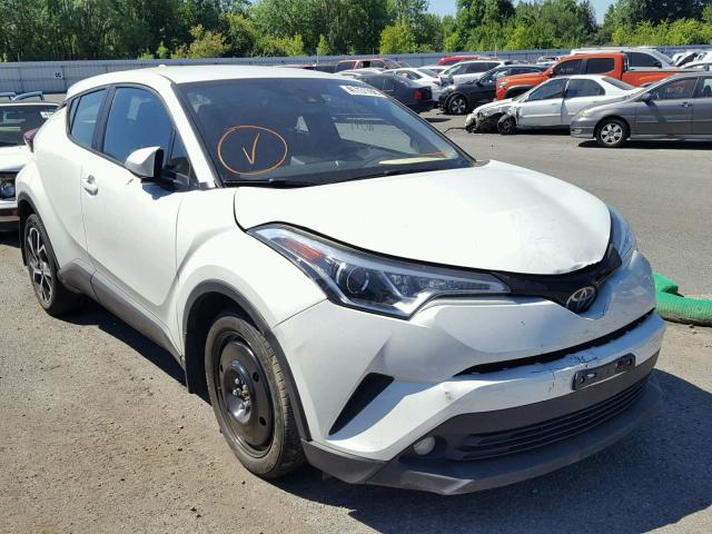 NMTKHMBX1JR001562 - 2018 TOYOTA C-HR XLE WHITE photo 1