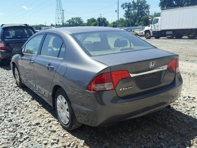 2HGFA1F3XBH518485 - 2011 HONDA CIVIC VP GRAY photo 3