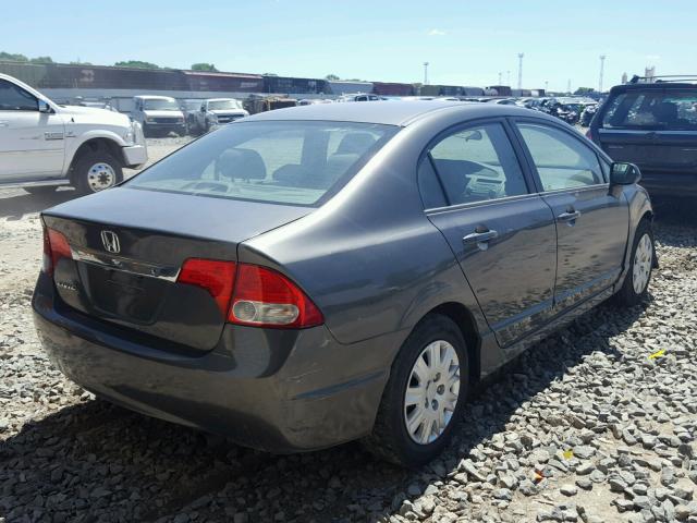 2HGFA1F3XBH518485 - 2011 HONDA CIVIC VP GRAY photo 4