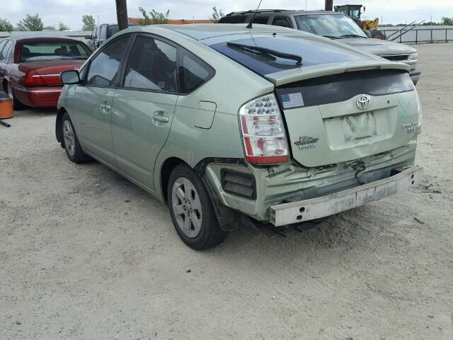 JTDKB20U987702693 - 2008 TOYOTA PRIUS GREEN photo 3