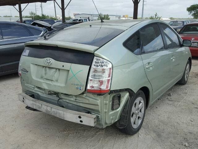 JTDKB20U987702693 - 2008 TOYOTA PRIUS GREEN photo 4