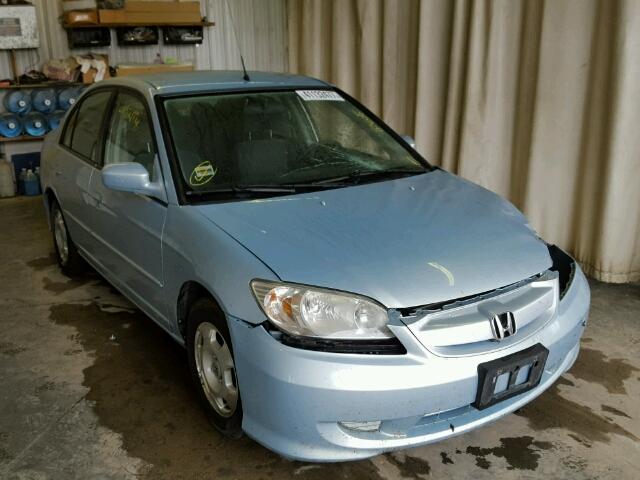 JHMES96645S011013 - 2005 HONDA CIVIC BLUE photo 1