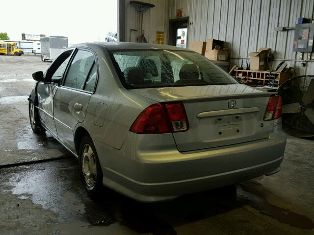 JHMES96645S011013 - 2005 HONDA CIVIC BLUE photo 3