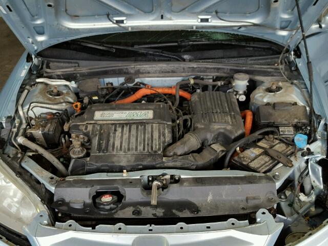 JHMES96645S011013 - 2005 HONDA CIVIC BLUE photo 7