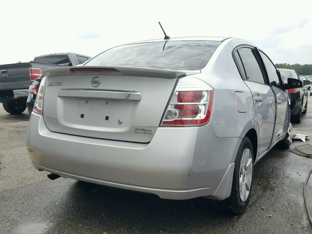 3N1AB6APXCL756345 - 2012 NISSAN SENTRA 2.0 SILVER photo 4