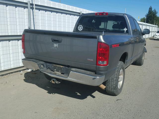 1D7HU18206S573356 - 2006 DODGE RAM 1500 GRAY photo 4