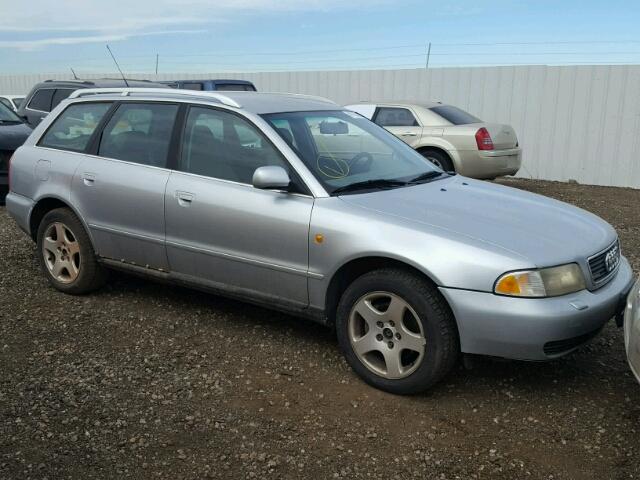 WAUGD28D4WA215676 - 1998 AUDI A4 SILVER photo 1