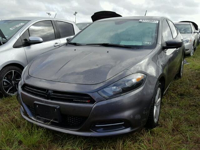 1C3CDFBBXFD172612 - 2015 DODGE DART SXT GRAY photo 2