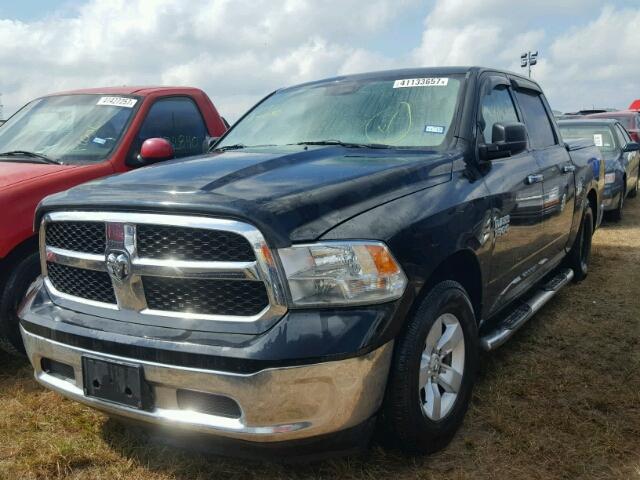 1C6RR6LG4DS562154 - 2013 RAM 1500 BLACK photo 2