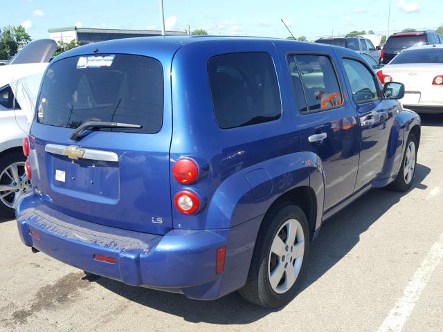 3GNDA13DX6S526227 - 2006 CHEVROLET HHR LS BLUE photo 4