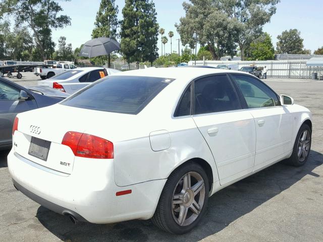 WAUAF78EX6A227501 - 2006 AUDI A4 2 WHITE photo 4