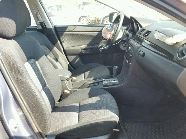 JM1BK12F481810019 - 2008 MAZDA 3 GRAY photo 5