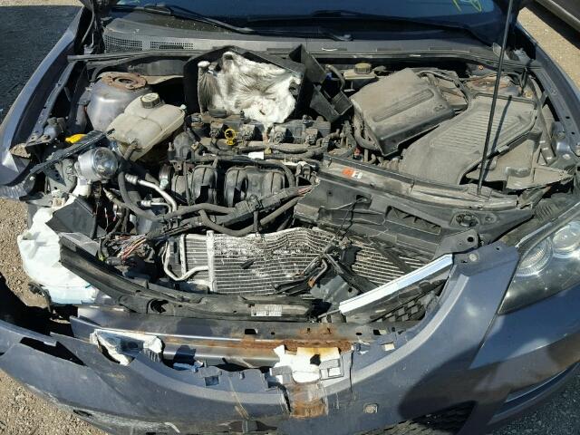 JM1BK12F481810019 - 2008 MAZDA 3 GRAY photo 7