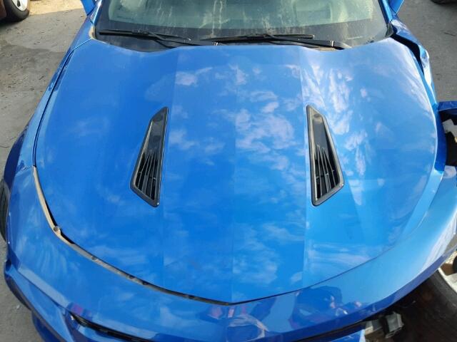 1G1FG1R76G0121517 - 2016 CHEVROLET CAMARO SS Azul foto 7