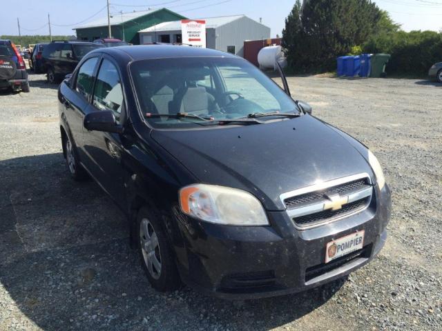 KL1TV55E09B394723 - 2009 CHEVROLET AVEO LS BLACK photo 1