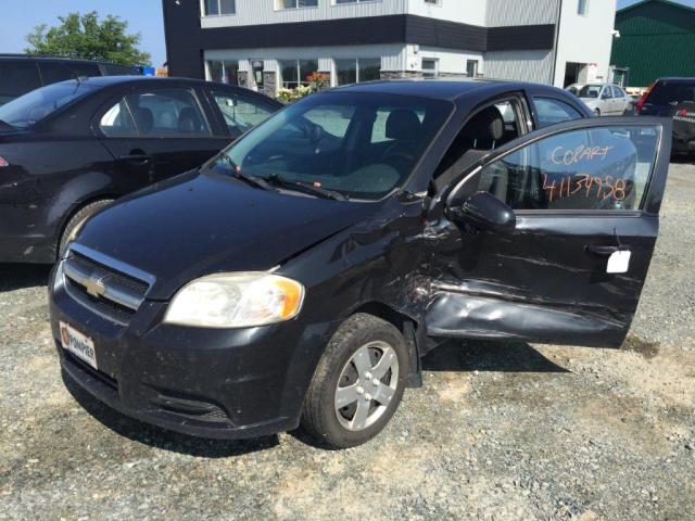 KL1TV55E09B394723 - 2009 CHEVROLET AVEO LS BLACK photo 2