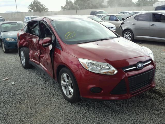 1FADP3F27DL353126 - 2013 FORD FOCUS SE BURGUNDY photo 1