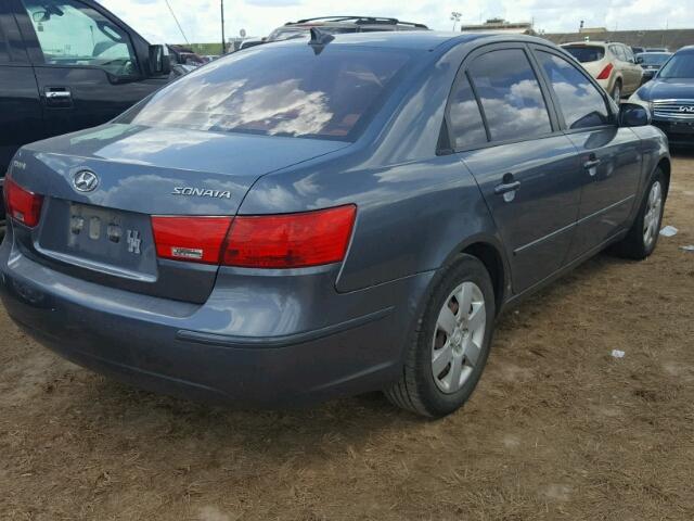 5NPET46C39H548936 - 2009 HYUNDAI SONATA GRAY photo 4