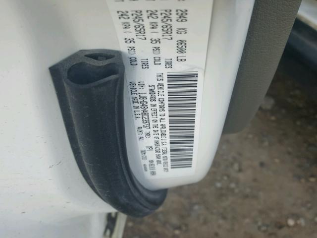 1J8HG48N48C239737 - 2008 JEEP COMMANDER WHITE photo 10