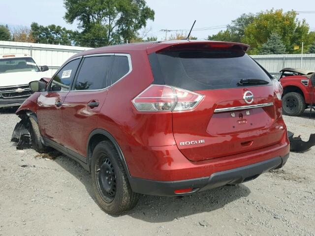 5N1AT2MV3GC764524 - 2016 NISSAN ROGUE RED photo 3