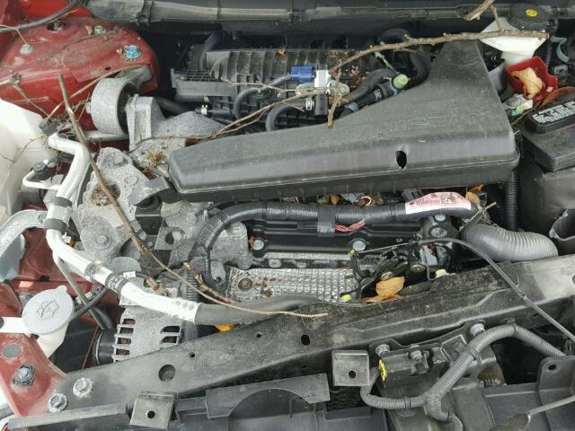 5N1AT2MV3GC764524 - 2016 NISSAN ROGUE RED photo 7