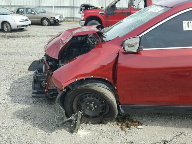 5N1AT2MV3GC764524 - 2016 NISSAN ROGUE RED photo 9