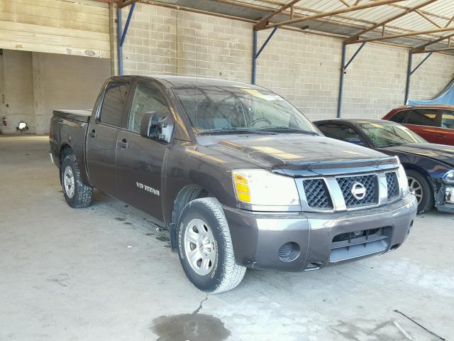 1N6BA07A77N219746 - 2007 NISSAN TITAN XE CHARCOAL photo 1