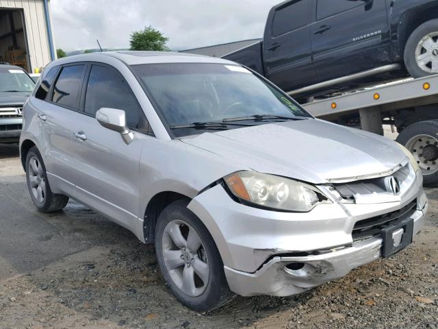 5J8TB18237A012720 - 2007 ACURA RDX SILVER photo 1