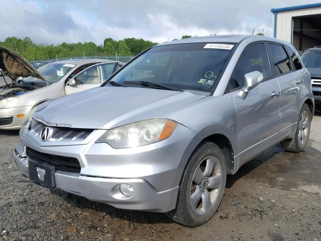 5J8TB18237A012720 - 2007 ACURA RDX SILVER photo 2