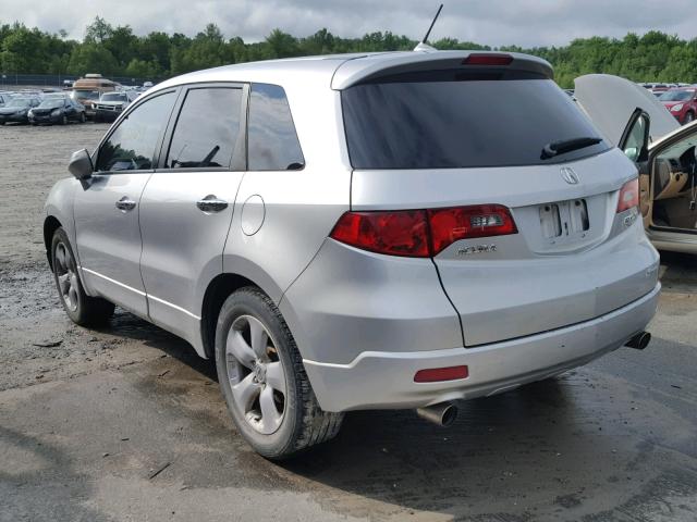 5J8TB18237A012720 - 2007 ACURA RDX SILVER photo 3